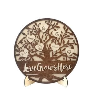 Christmas Gift Personalized Mothers Birthday Gift DIY Ornament Round Personalize